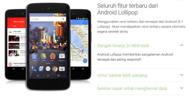 Fotografía - [Mise à jour] Google se prépare à lancer Android un en Indonésie et semble Puissant sûr il viendra avec Android 5.1 Lollipop